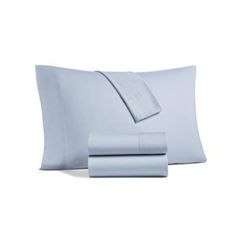 WellBeing by Sunham Luxurious Blend 4-Pc. King Celestial Blue Sheet Set